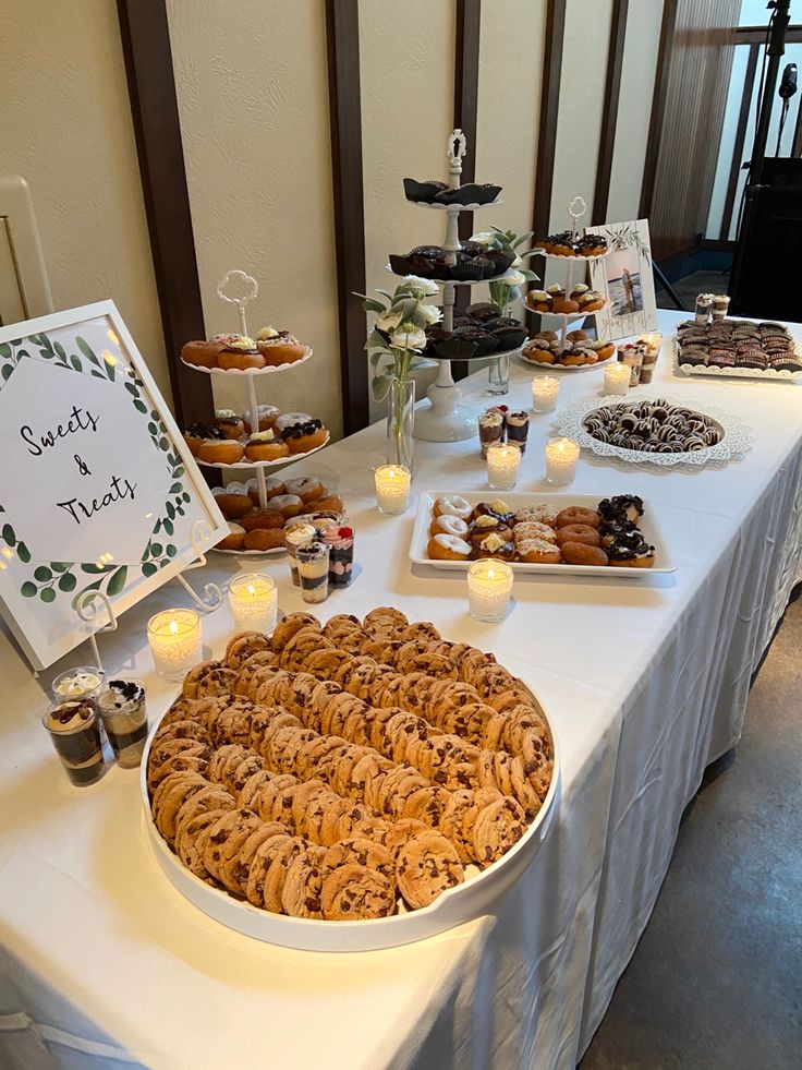 Baba Bakes dessert bar with cookies and assorted treats